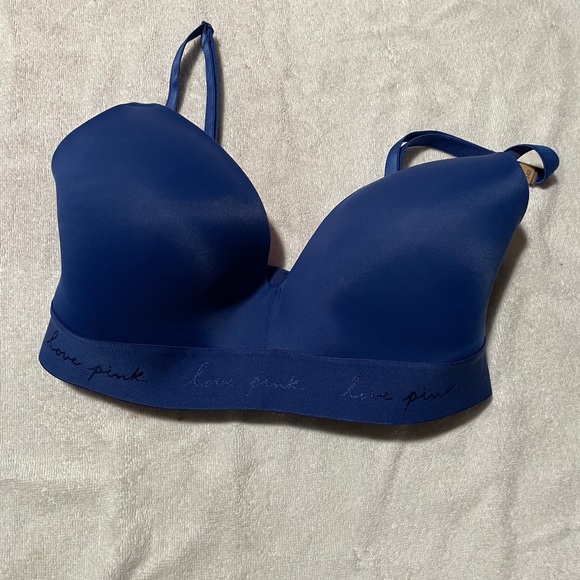 New Victoria Secret Wear Everywhere Wireless Push Up Blue Padded Multiway Bra - Picture 11 of 11